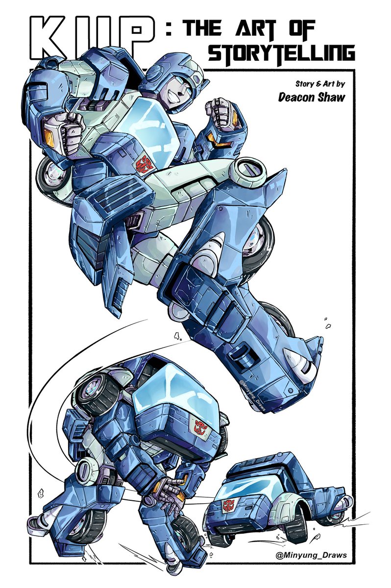 Minyung_Draws's tweet image. I’m excited to debut the first chapter of my Transformers fan comic, “Kup: The Art of Storytelling!”

Follow along as our cranky ol’ war hero recounts the peaceful days of his youth right before being thrust into battle as a soldier!

Read the post below to see the first 4 pages-