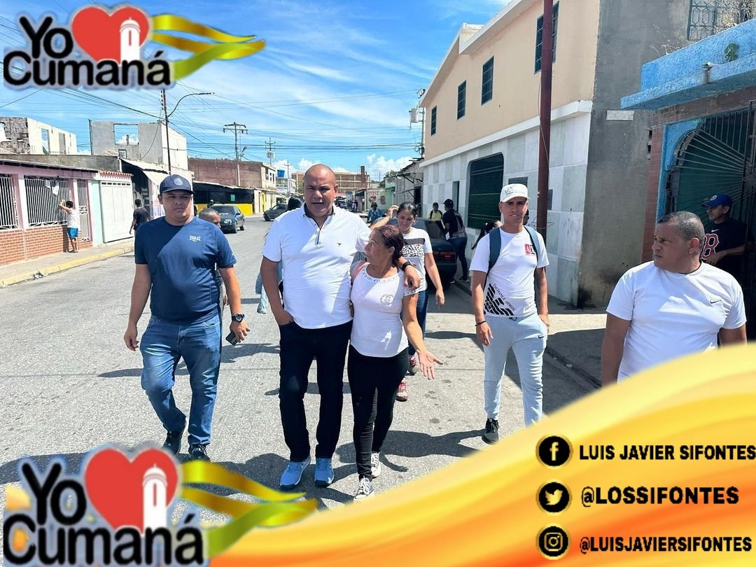 YO❤️CUMANÁ || #18Oct
Así lo dijo nuestro alcalde. <a href="/lossifontes/">LUIS JAVIER SIFONTES</a>: Es grato caminar, las calle de nuestra ciudad #Cumana  Encontrarse con el cariño de nuestro pueblo y también escuchar sus observaciones 🇻🇪
🇻🇪.@FermariOrtega 
🇻🇪.<a href="/MaraTito72/">Titomara</a> 
🇻🇪 #Sucre 
🇻🇪 #AcuerdosDeUnión