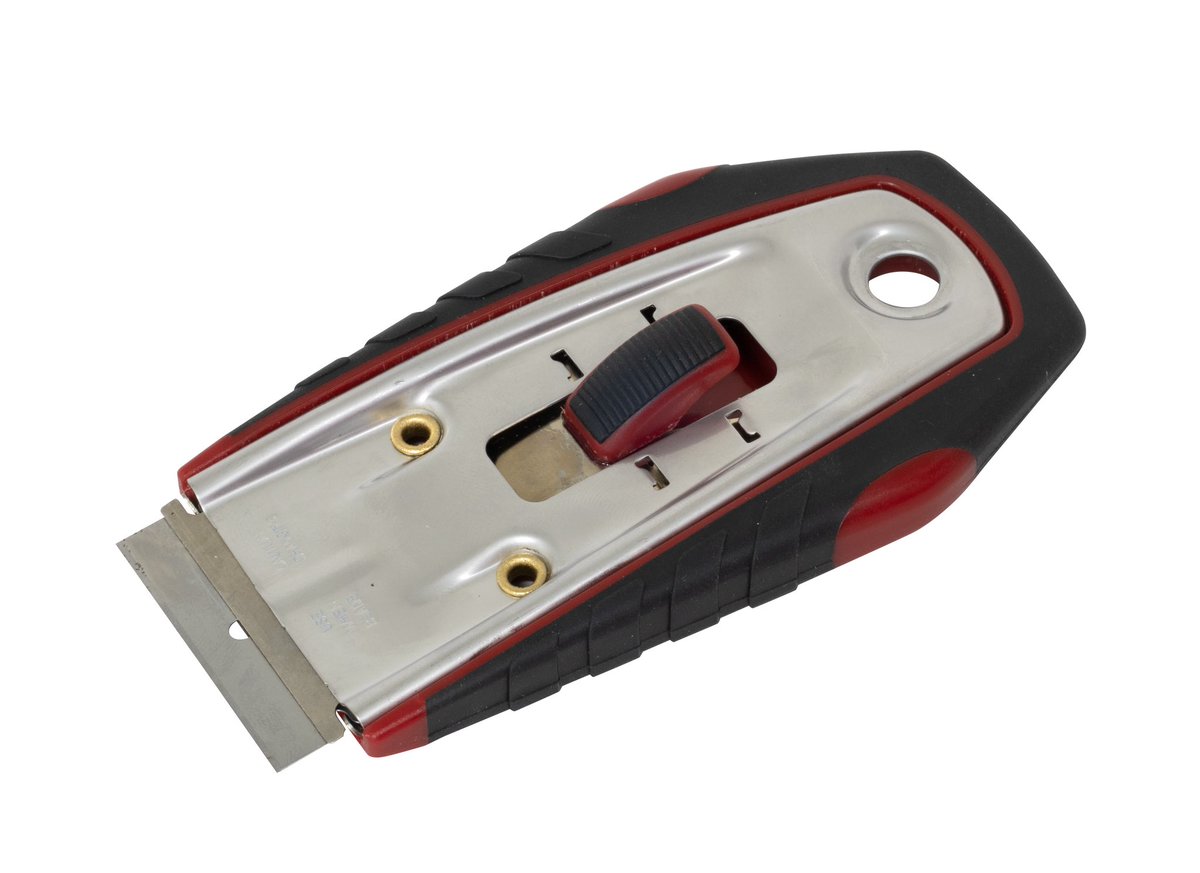 lislecorp's tweet image. The Lisle 52480 Retractable Razor Blade Scraper is a Utility Scraper That is Ideal for Scraping Hard Surfaces and for Stripping Paint, Caulk, Stickers, Adhesive Residue, Urethane and more.
Learn More: lislecorp.com/specialty-tool…
#SmileWithLisle #LisleCorporation #LisleTools #NewTools
