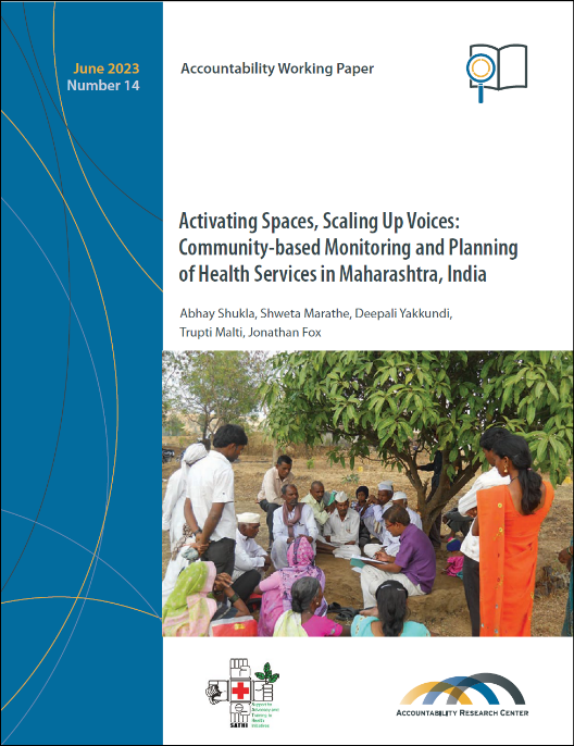New Working Paper: social accountability in public #health, Maharashtra, India. Large-scale, gov-funded participatory #monitoring initiative (CBMP) endured 15+ yrs; nurtured civil soc networks that re-invented themselves during Covid. What stood out? bit.ly/3QlFFFD 1/5