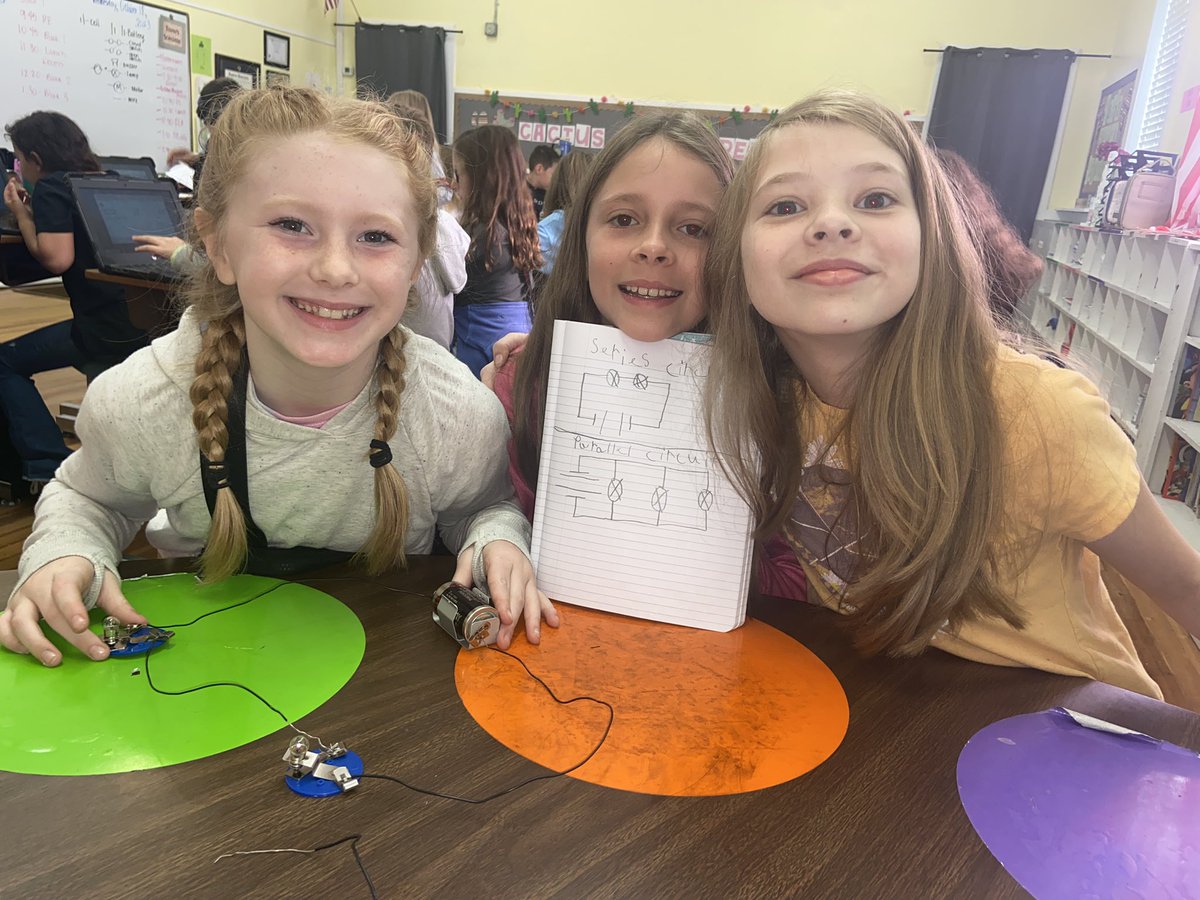 4th grade science is 🔥!  Students are collaborating to build series and parallel circuits in class today.  <a href="/AMSTI4all/">AMSTI</a> <a href="/EastElemCCS/">EastElementary</a>