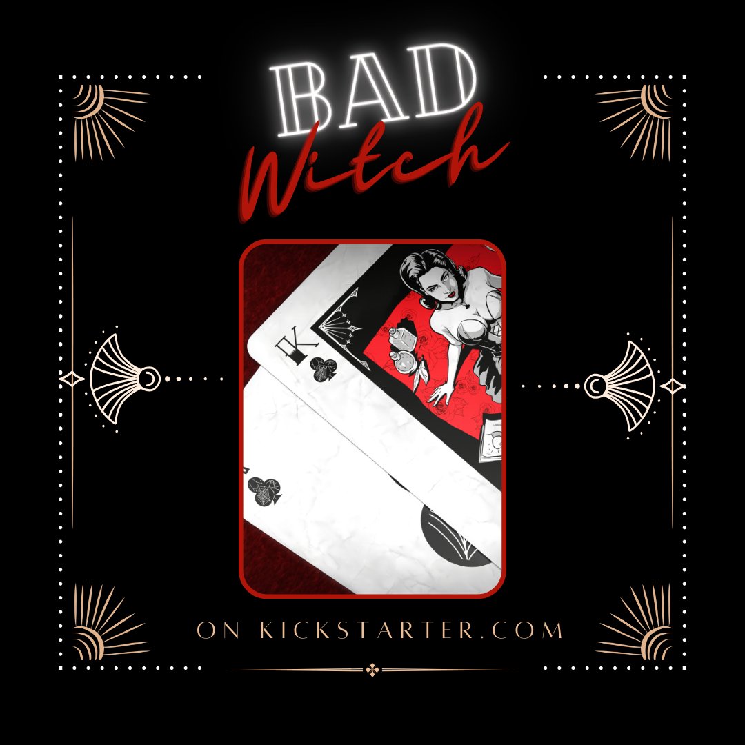 ComicLodge's tweet photo. It's a good day to get BAD π BAD Witch is on Kickstarter now!π«
#kickstarter #witchstarter #hocuspocus #getbad #badwitch #playingcard #cardistry #playingcards #artofplay #playingcardcollection #playingcardart #deckofcards #tabletopgames #cardgames #pinup #pinupgirl https://t.co/26ac19Uvte
