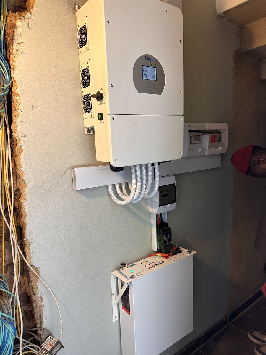 Just finish installation of 8kva system in  THE Hills, Pretoria east.  Call us for professional installation if tired of paying more on your electricity bill 0731159351 

Phori  Relebohile Mofokeng   Linda Sibiya  witsie  king miszulu  hamas  Ntanzi  Al Ahly  Mshololo  Sundowns