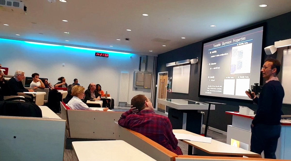 Honored to have hosted Prof. Christos Panagopoulos (@NTUsg) at our Quantum Materials and Technologies seminar last week. His insightful presentation left us inspired and motivated. 👏 #SeminarSeries
