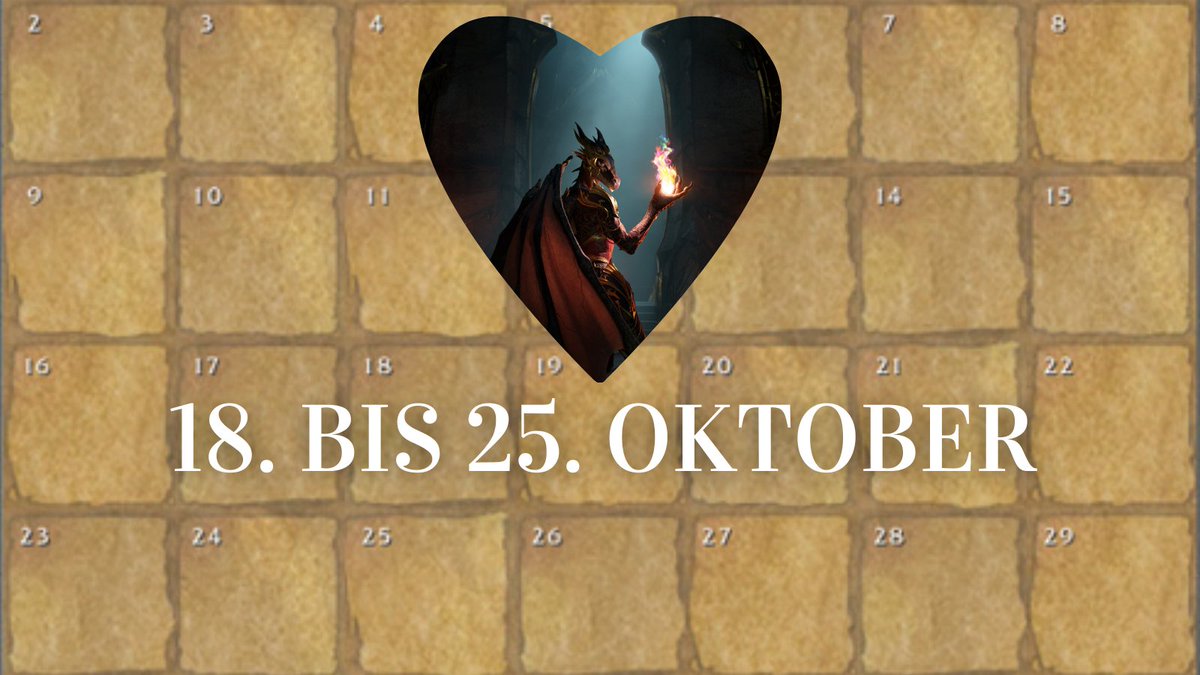 Die neue #Warcraft-Woche:

✨ Bonusereignis:
• MoP-Zeitwanderungsdungeons

⚔️ PvP-Rauferei:
• Süderstade vs. Tarrens Mühle

⏳ Im Gange:
• Schlotternächte bis 1.11.
• Turbulente Zeitwege bis 1.11.

📢 Beginnt in der Woche:
• Keine neuen Events!