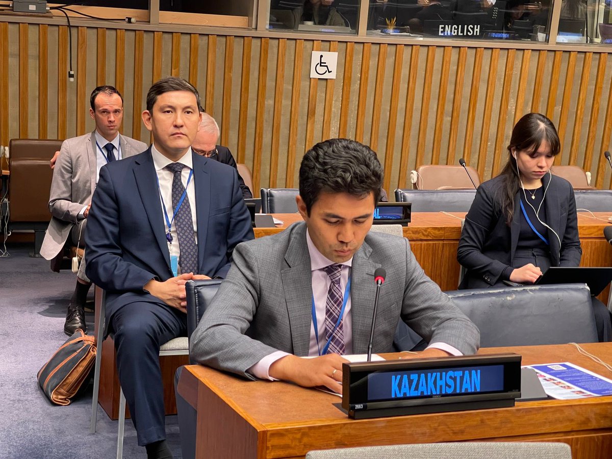 🇰🇿reaffirms the fundamental importance of the Conventions (BWC, CWC, 1925 GP).
🇰🇿 continues working actively with 🇺🇳 MSs & international organizations to achieve #1972BWC goals.
🇰🇿 made a number of practical steps to promote the initiative of Int’l Agency for BioSafety #IABS