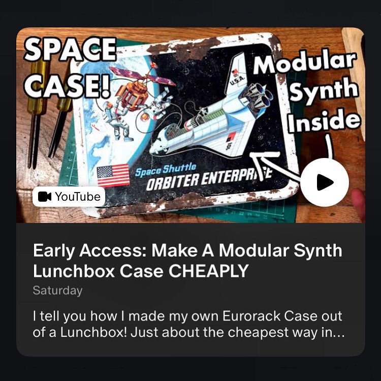 Hack_Modular's tweet image. New video! Make your own modular synth case and power supply

youtu.be/oS8OYkkwmkE?fe…