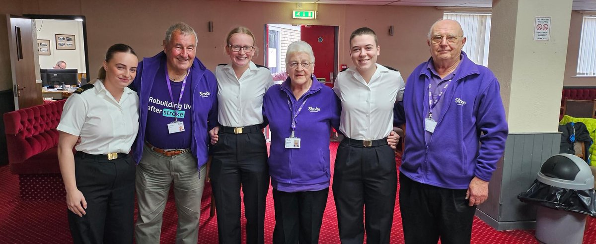 HMS_Collingwood's tweet photo. A heartwarming day as #VictorySquadron sailors visit #StubbingtonStrokeClub, playing games, hosting a raffle, and enjoying tea with the group.
Proud of PO Jessica Hewes and trainees for giving back to the community.
Thank you, Myra, for hosting us! #LifeAsASailor https://t.co/810tfGlsQ5