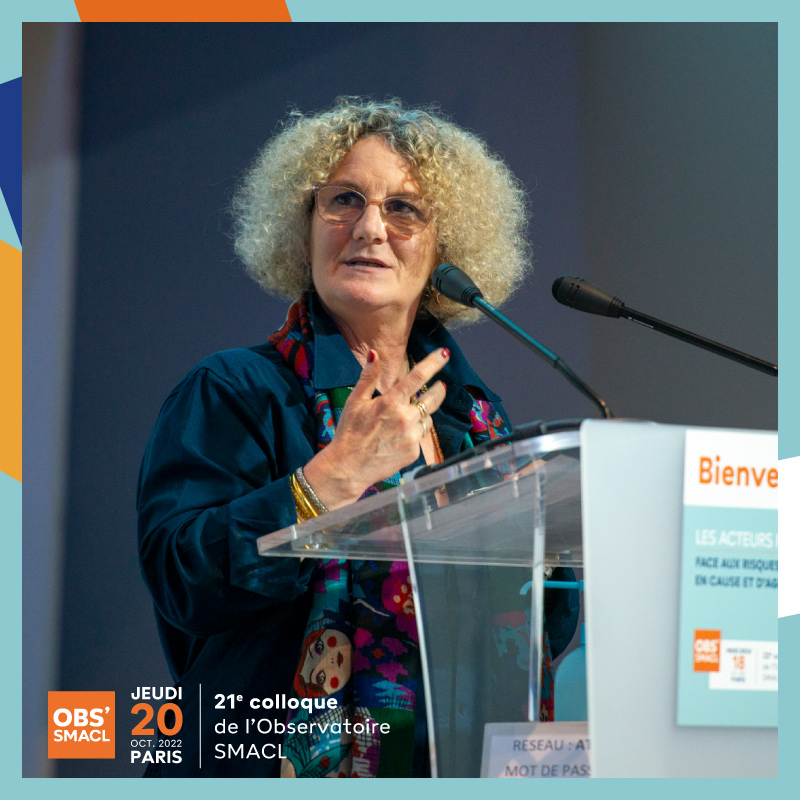 SmaclAssurances's tweet photo. 💬@anne_rinnert, responsable national Éthique publique au @cnfpt, a fait la synthèse du #CollObs en mentionnant quelques formules marquantes de cette riche journée d'échanges💡@ObsSmacl : "Ne pas tomber sur l’inquiétude excessive et trouver des axes de progression. Faire preuve de pragmatisme et modération. Repenser la distinction entre erreur et faute."