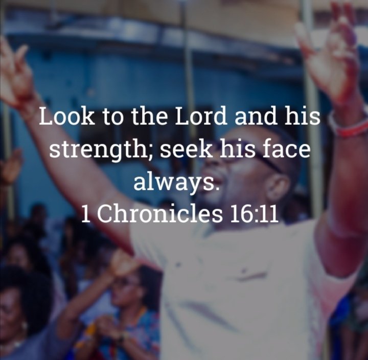 Samc_Tema's tweet photo. Look to the Lord and his strength; seek his face always.
1 Chronicles 16:11 NIV

#bibleverseoftheday
#JesusSaves
#NSMQ2023
#incoming https://t.co/7rALHtxbnz