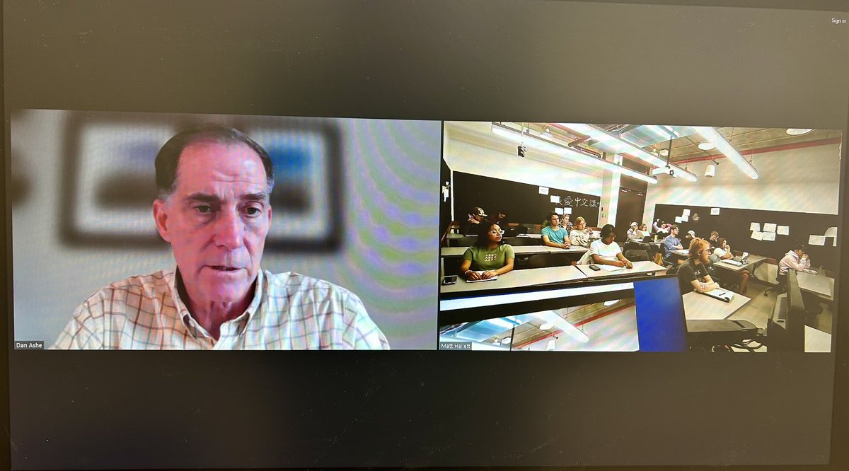 THANK YOU to <a href="/DanAshe/">Dan Ashe</a> for joining my <a href="/UFWildlife/">UF IFAS Wildlife</a> ‘Zoo Conservation &amp; Management’ course yesterday to share the amazing work being done by <a href="/zoos_aquariums/">AZA</a>! You left no doubt as to why AZA accreditation remains the gold standard for animal care, #education, &amp; #conservation…