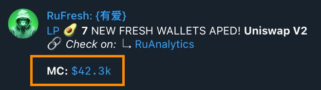ru_bots_'s tweet photo. 💼 RuBots offer more than alpha token spotting; with a single click in RuAnalytics, you can access in-depth sniper data, like snipe and bribe amounts, token balance and even the top 10 profitable traders for any token allowing you to build your personal wallet database.

In this case, $LP made waves, being spotted at $37.7k on RuAnalytics and $42.3k on RuFresh and skyrocketed to $4M mc, a 100x return. 

Some RuPro users seized the opportunity, others that missed out can still analyze wallet data in detail to fish out smart money wallets or insiders.

#RuTooling #RuOnChainData