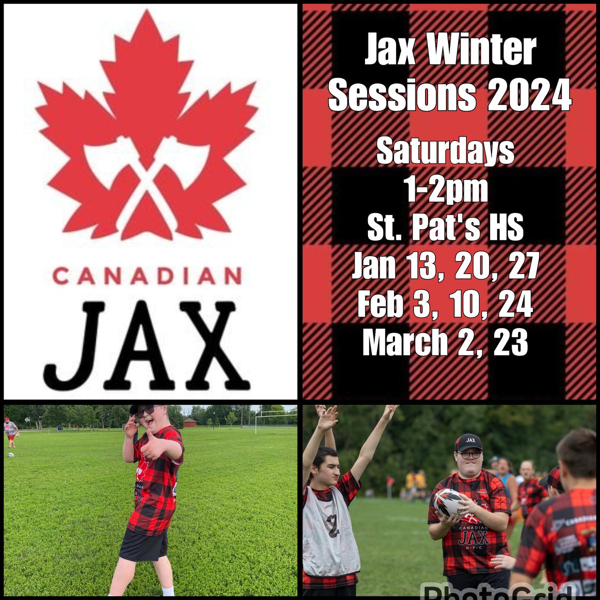 We start up January 13! Email us to get on our mailing list! Canadianjaxrfc@gmail.com