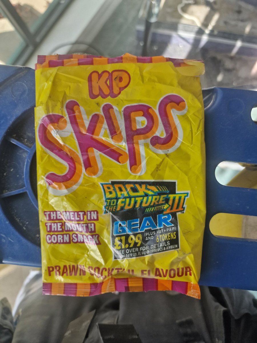 ryanshippo's tweet photo. @KPSnacks found on a building site today,  older than me https://t.co/JFe639nUjT