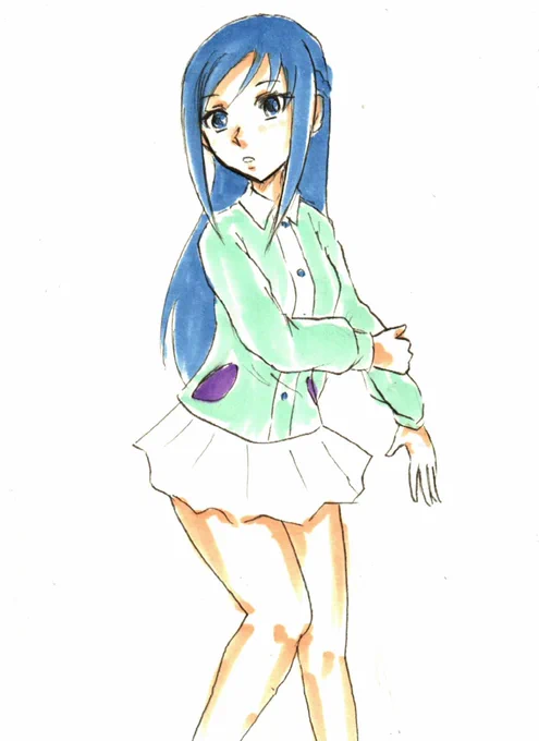 #1日1六花(256)#ミニスカの日  ラクガキ。 