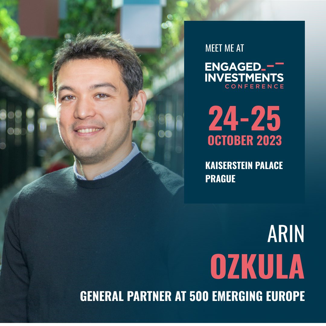 Delighted to announce Arın Özkula, General Partner at @500ee, as a Keynote Speaker at the #Engaged Investments Conference!🚀 Don't miss the chance to learn from industry experts: engaged.investments 🌐✨