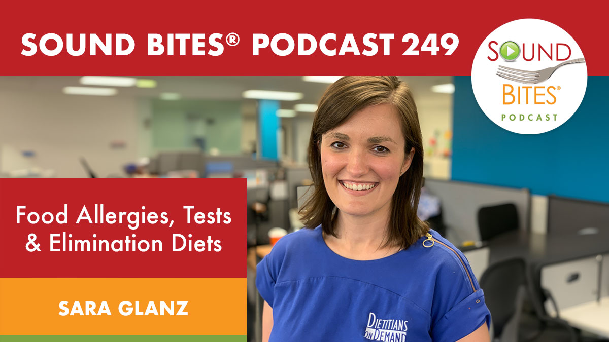 Clearing up misinformation about #foodallergies, testing and elimination diets in this #podcast episode. 👉SoundBitesRD.com/249 👈