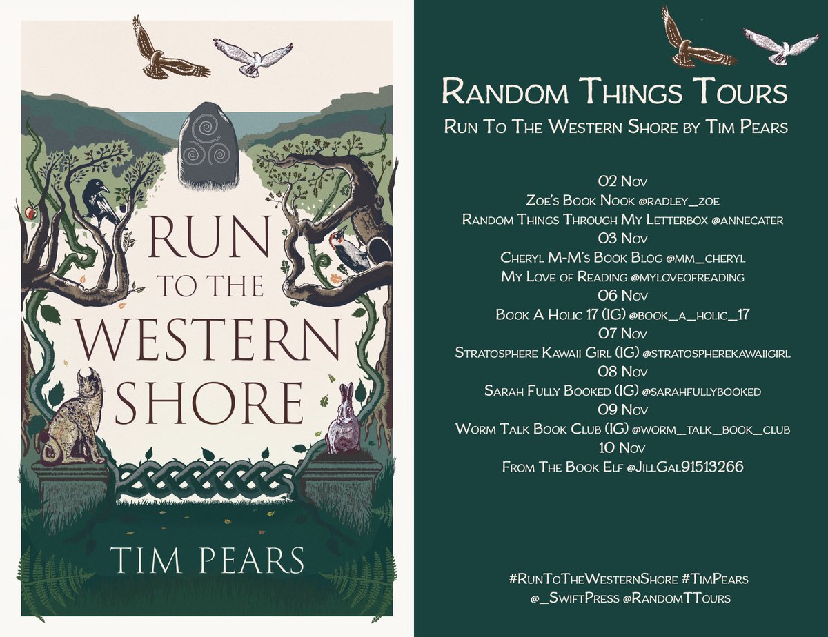 RandomTTours's tweet photo. Don't miss the #RandomThingsTours Blog Tour for #RunToTheWesternShore by #TimPears @_SwiftPress @ChristianLLewis
Begins 02 November
@annecater https://t.co/v10uvPRbnV