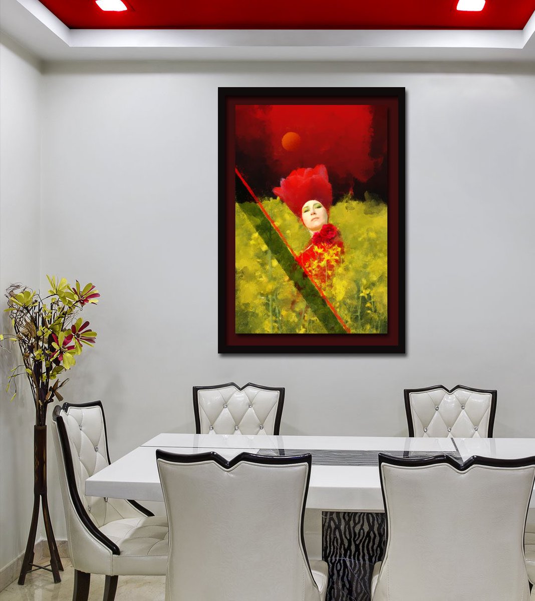 I love colour, especially the vivid yellow fields that dot our Kent countryside. This inspired my latest series along with Busby Berkeley Technicolor films! 

#yellowpainting #busbyberkeley #carmenmiranda #digitalart #redsky #colourist