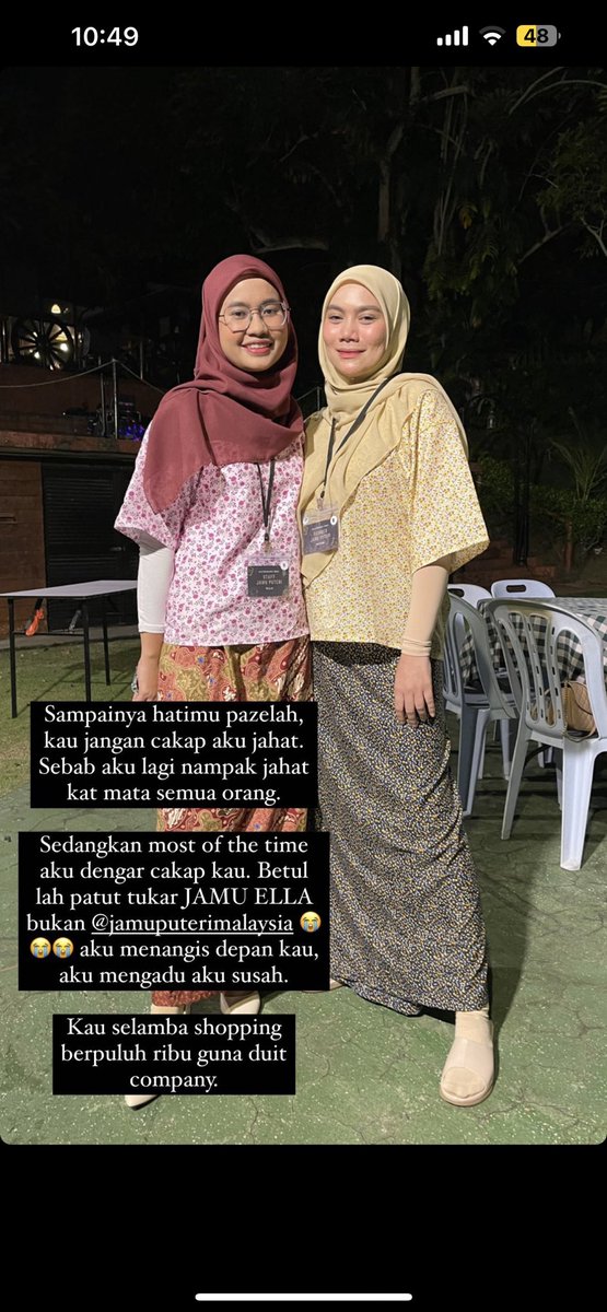 twtbiy's tweet photo. Muka macam ni ke songlap duit company ratus ribu tu? Bahaya betul jenis muka innocent ni. https://t.co/tEmaau7R8w