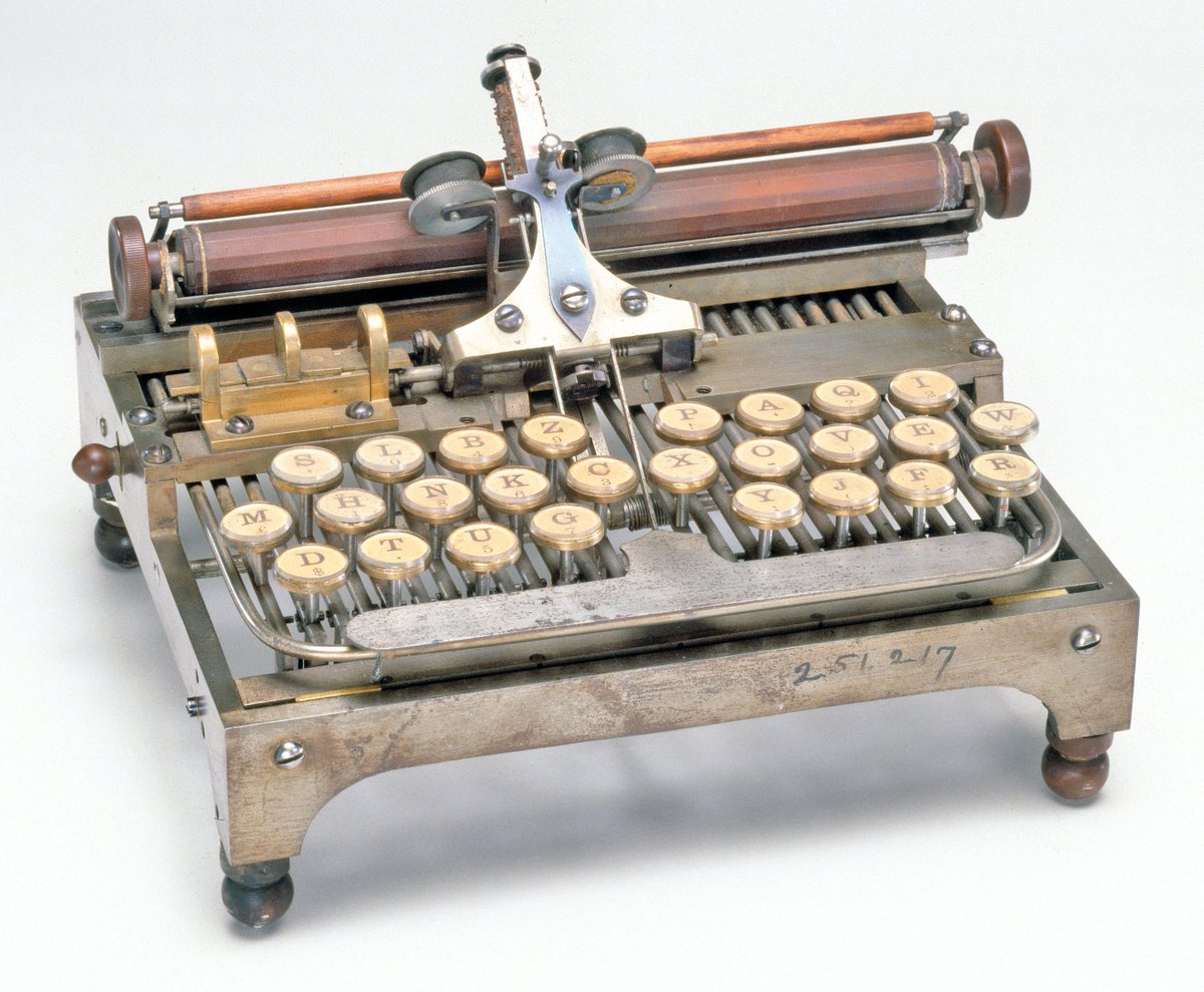 There are many ways to stay in touch with us. Find us on Instagram, YouTube, and Facebook at @Smithsonian or get our newsletter: go.si.edu/enews We look forward to chatting with you from our Lucien Crandall Typewriter Patent Model in the collection of @amhistorymuseum.