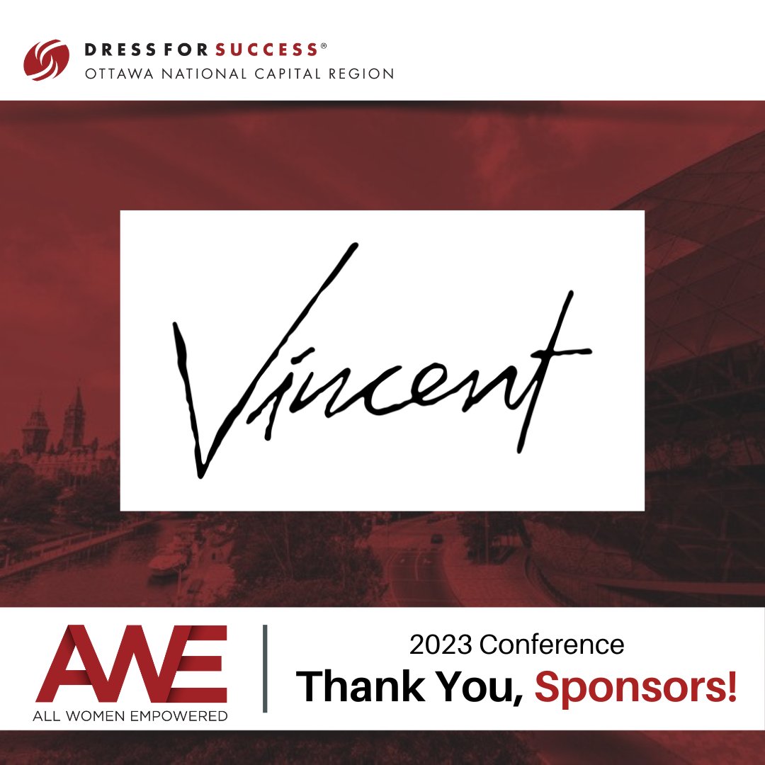 We ❤️❤️❤️ <a href="/ShopVincent/">Vincent</a>!

Vincent regularly gives to #DFSOttawa through clothing drives. And now they're sponsoring an #EmPowerHour booth at the #AWE2023 client conference!

Thank you so much for your generosity &amp; ongoing support.

#NewWorldNewYou #AllWomenEmpowered