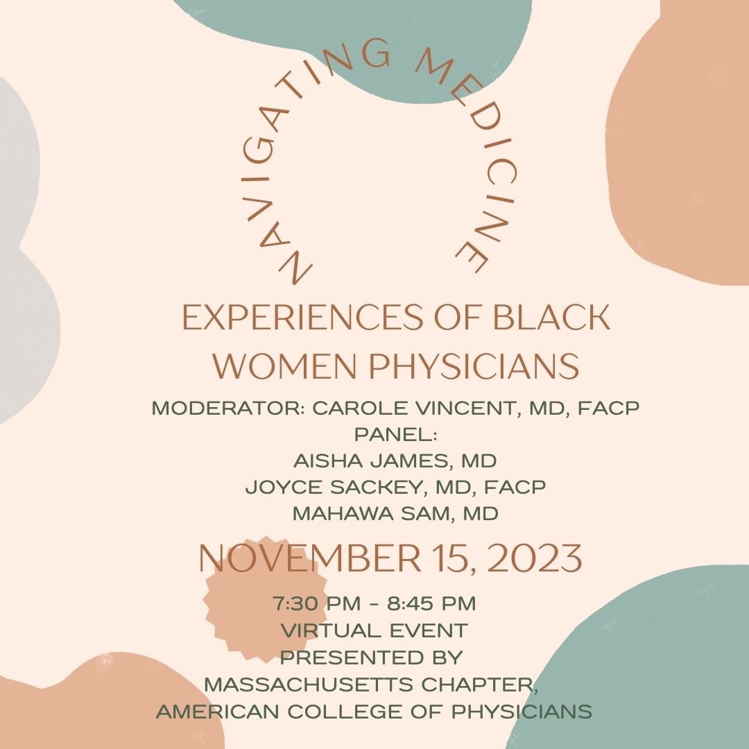 Navigating Medicine - Experiences of Black Women Physicians - Join in the conversation. To register bit.ly/45RhvaV #ACPMA23 #IMProud #IMPhysician @ACPIMPhysicians @DrElisaChoi