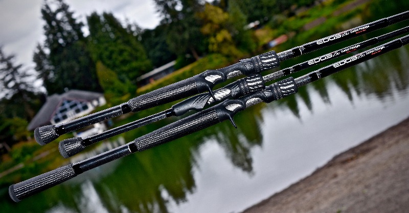 EDGERods's tweet photo. We have reimagined what a fishing rod should look and feel like. Carbon Fiber Grips, Titanium Guides, USA Made, sold factory direct for $159.