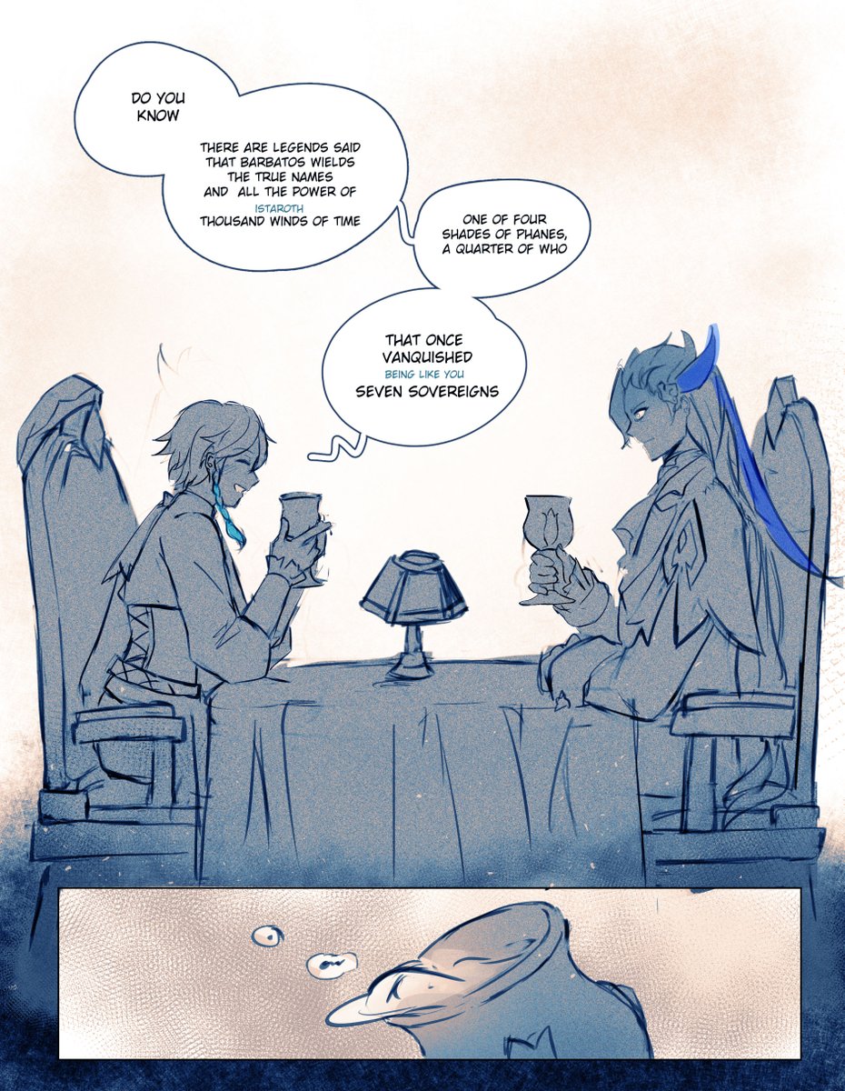 [1/2] 

Time, he can devour all
even the past 