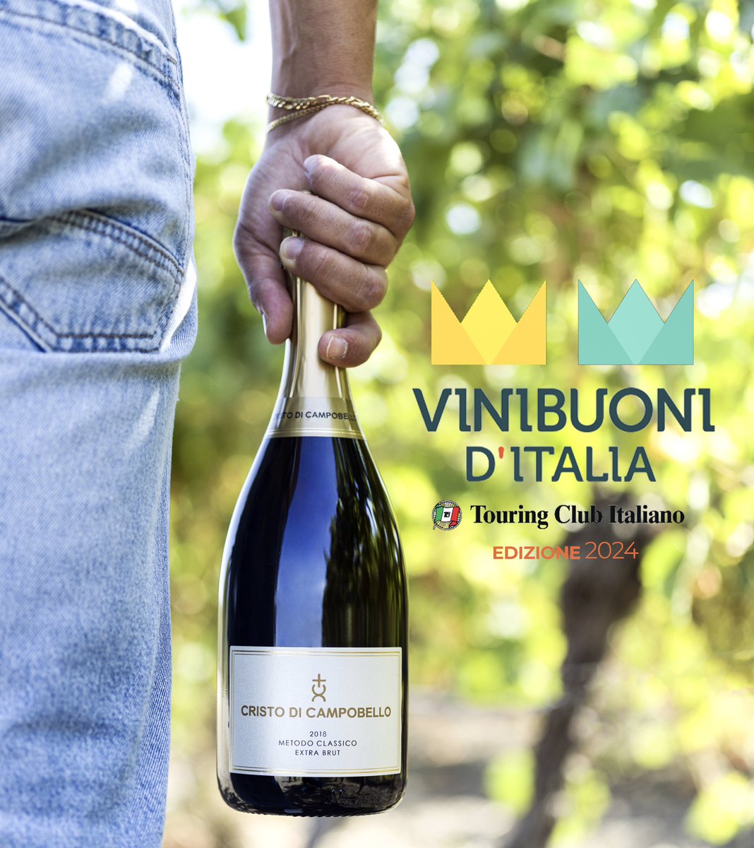 Thrilled to share with you the Double Crown obtained by our Metodo Classico Extra Brut Grillo 2018: the first awarded by the regional coordinators of the guide Vinibuoni d'Italia, the second by the Commissions of the project "Oggi le Corone le decido io".