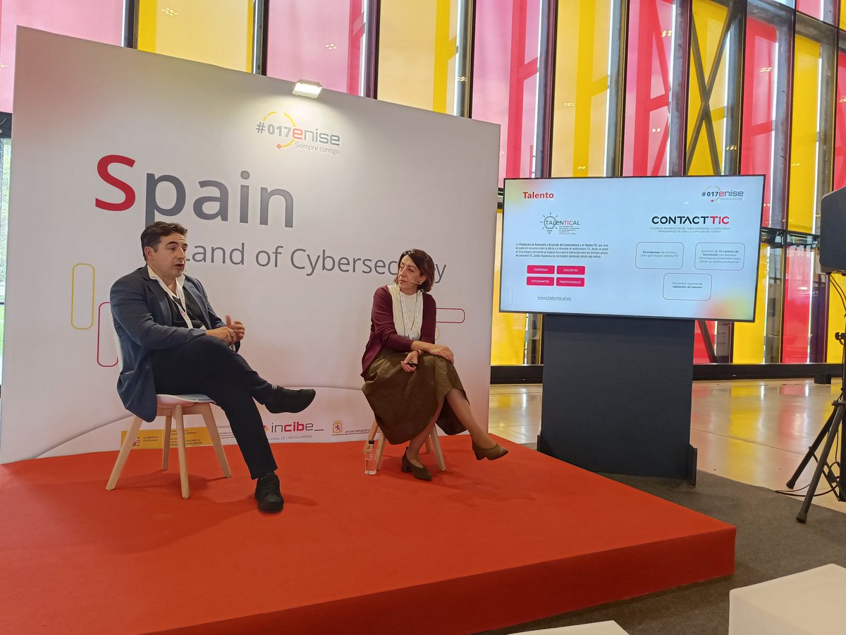 La captación de talento es una de las prioridades de la @aeiciberseg y las empresas del sector #TIC. Hoy se presentan <a href="/Talentical_TIC/">Talentical</a> y #Contacttic en #017ENISE una gran oportunidad para profesionales, estudiantes y empresas