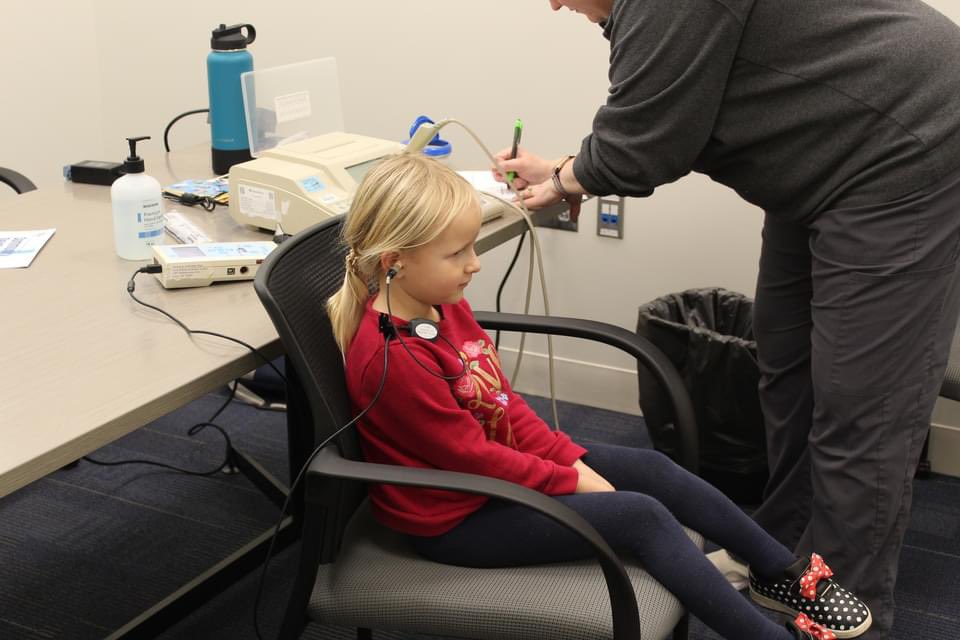 AllenCoBDD's tweet photo. Early Intervention hosted the semi-annual Community Developmental Screening this evening. 72 kids ages 0-5 were screened in speech, vision, hearing, behavior, and more. We are thankful to partner with Rhodes State so we can provide this free screening event for our community. https://t.co/vyTBnOcK4w