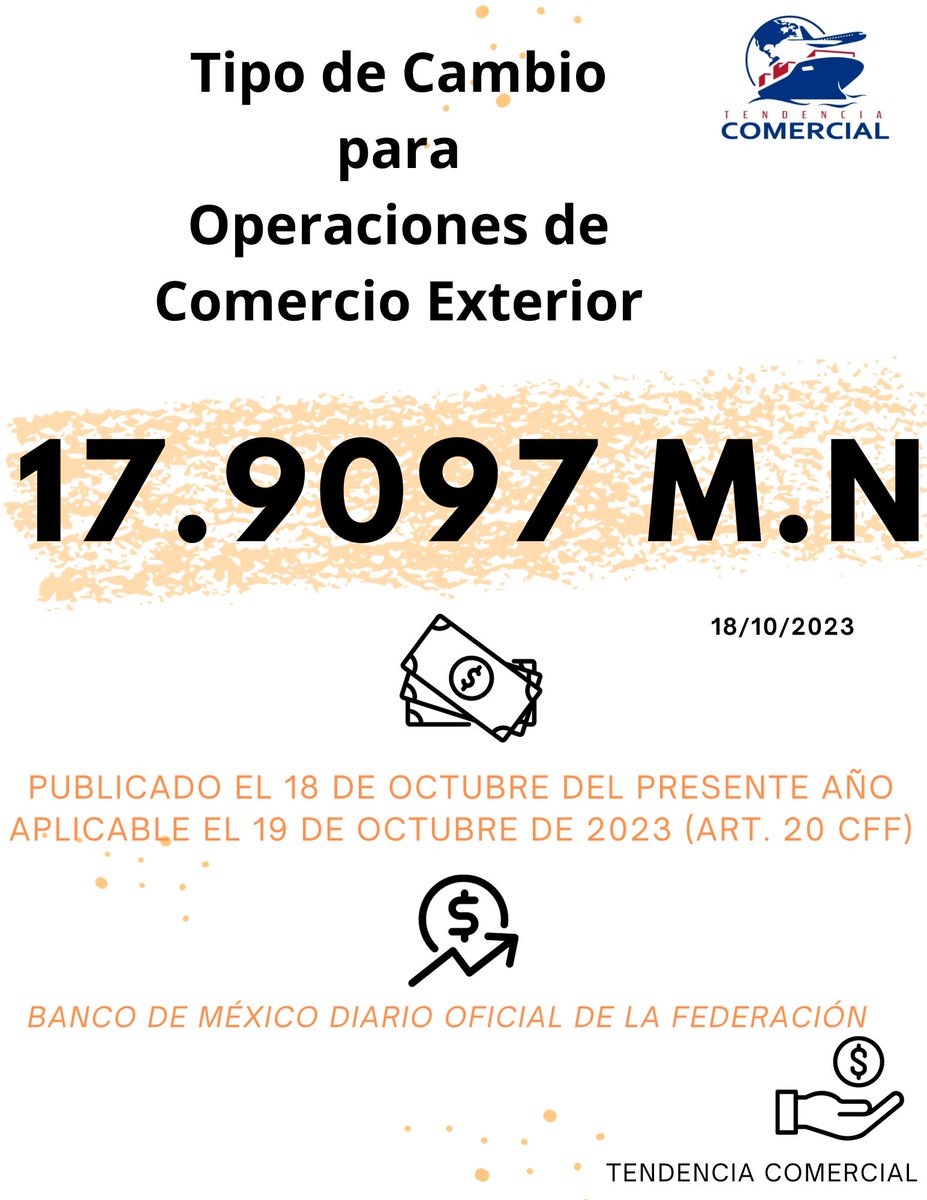 #TipodeCambio #Dolar #BancodeMéxico #Octubre #TendenciaComercial
