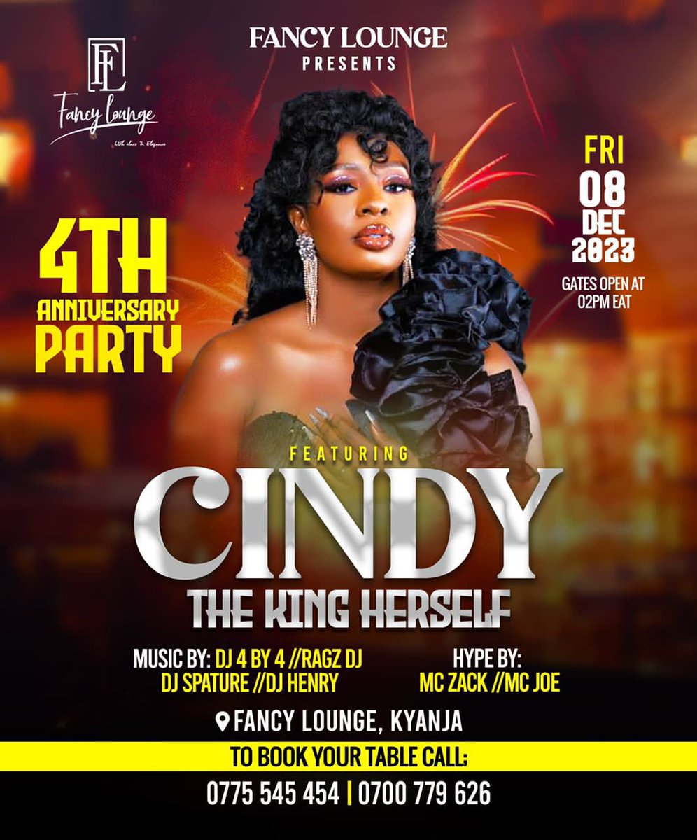 FSpature's tweet photo. Come experience and feel Good music ☺️☺️☺️ with @cindy @FancyLoungeKla https://t.co/1ohkRLdlEK