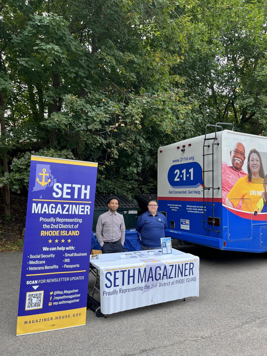This morning, our casework team joined the @liveunitedri truck in Westerly to speak with constituents and share the services our office offers.

If you missed them today in Westerly, don't worry - you can contact us at (401) 244-1201