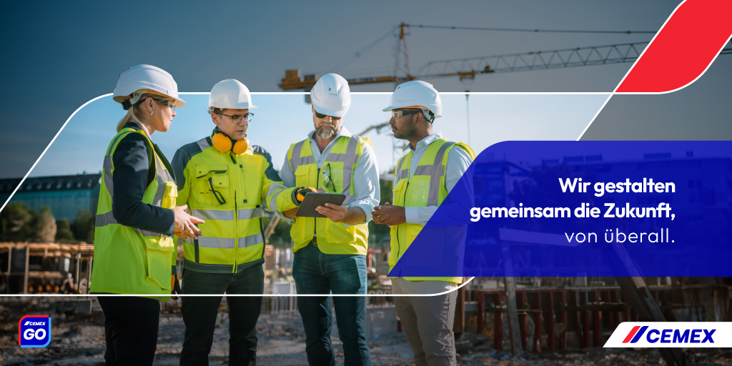 CEMEX_Germany's tweet photo. Effizientes Bauen auf Knopfdruck! 👷💻 Mit Cemex Go können Sie jeden Aspekt Ihrer Aufträge verwalten, wo immer Sie sind. Hand in Hand mit digitaler Innovation gestalten wir gemeinsam die Zukunft. #ShapingTheFutureTogether https://t.co/18wUkVxWiS