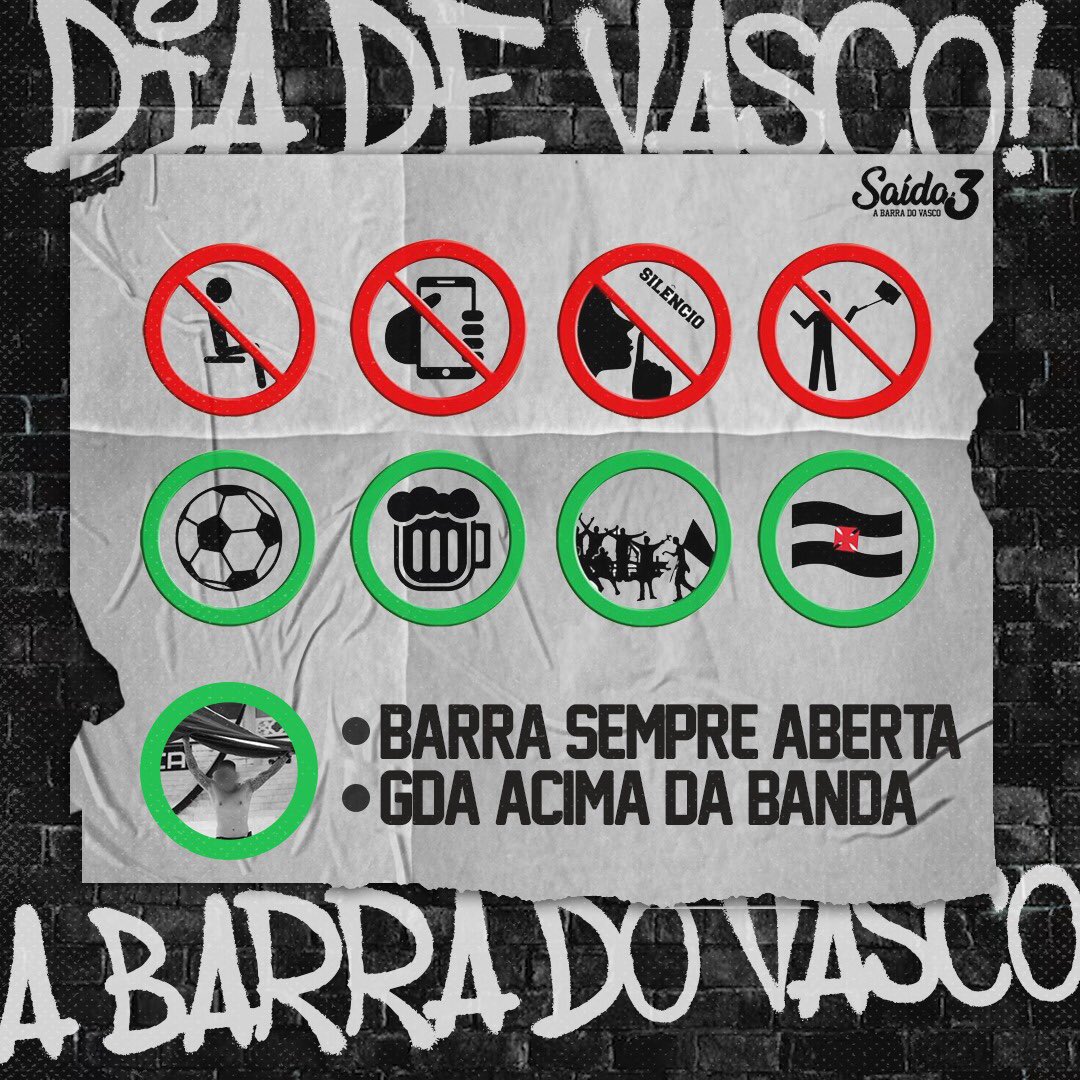 gdavg_'s tweet photo. DIA DE VASCO
⚽️ VASCO x fortaleza
⏱️ 21:30h
🏟️ Estádio São Januário
🗓️ Campeonato Brasileiro Série A 2023 - 27ª Rodada.
GUERREIROS DO
ALMIRANTE ✠ DESDE 2006
#DiadeVasco #Vasco #CRVG #GDA #GuerreirosdoAlmirante #saida3 https://t.co/EX4KlPTTW9