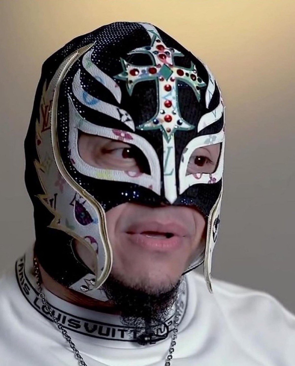 HARDEST FIT PICS on X: Rey Mysterio's Louis Vuitton Luchador Mask