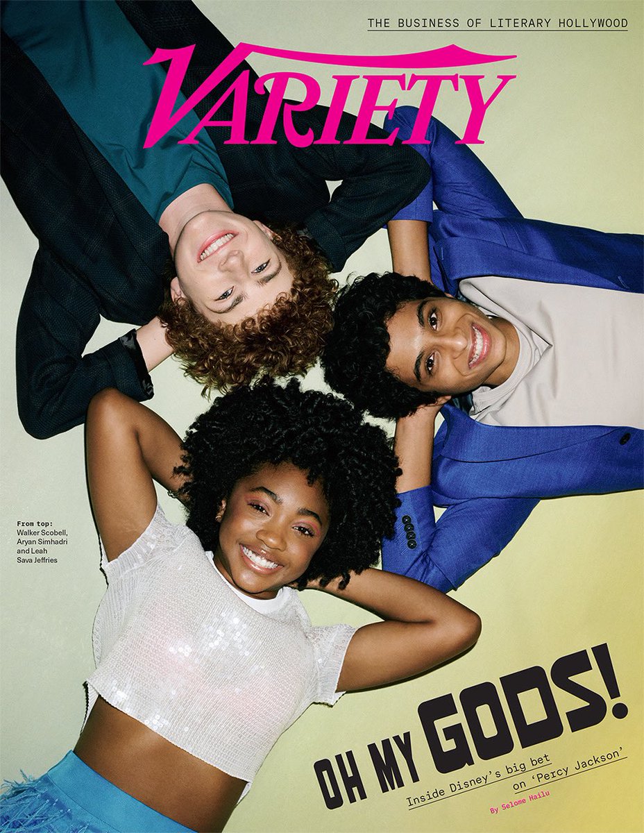 in january, i went to vancouver to visit the set of a tiny lil project called PERCY JACKSON AND THE OLYMPIANS. i met some kids and some grownups, and learned from all of them. my @Variety cover story here! 🔱⚡️ variety.com/2023/tv/news/p…