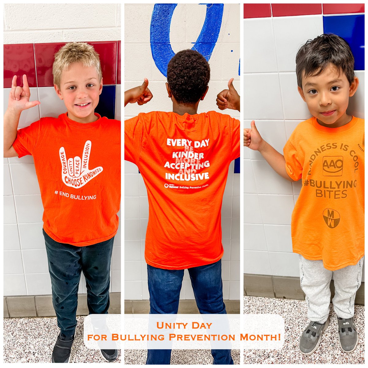 Check out these awesome shirts to promote Unity Day across our school! 🟠
#unityday #bullyingpreventionmonth