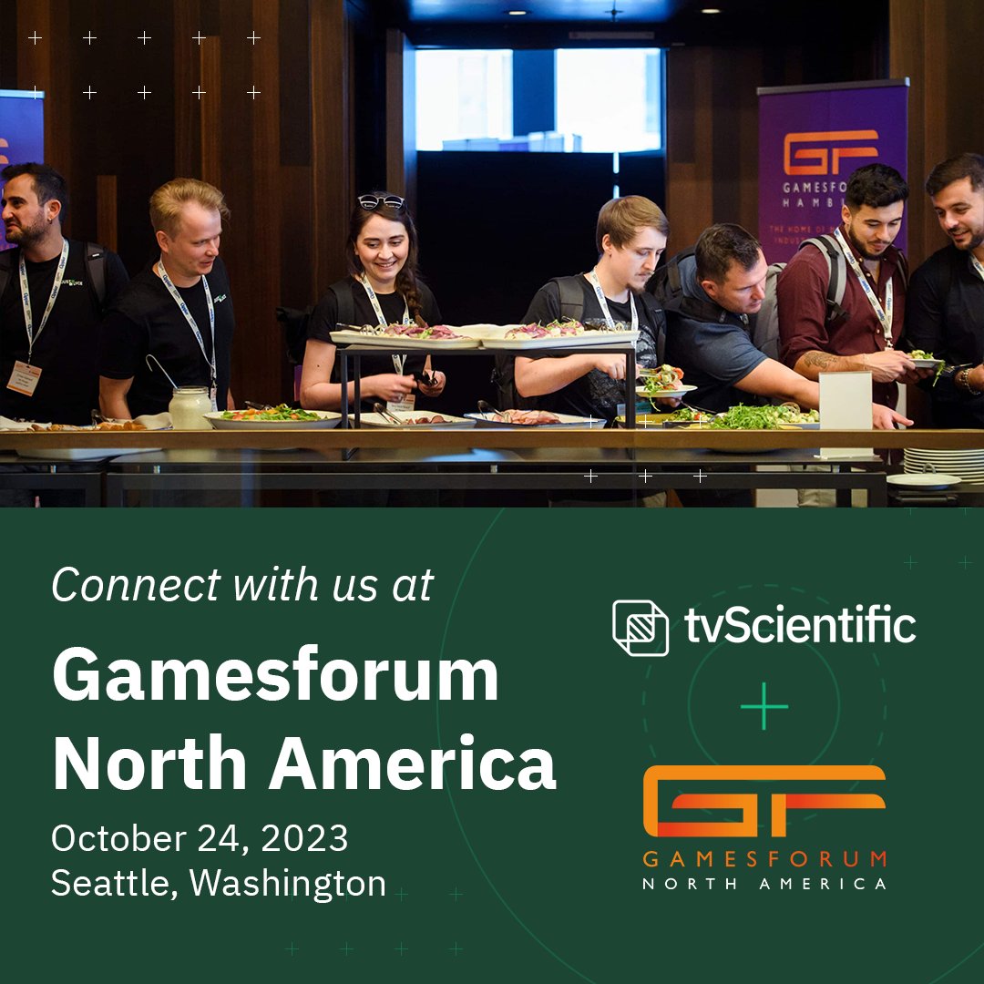 tv_scientific's tweet photo. Don't miss tvScientific at #Gamesforum2023 on October 24 in Seattle. You can chat us on Linkedin to set up time to chat or email hello@tvscientific.com. We're excited to connect! https://t.co/CMEYvo7EPi