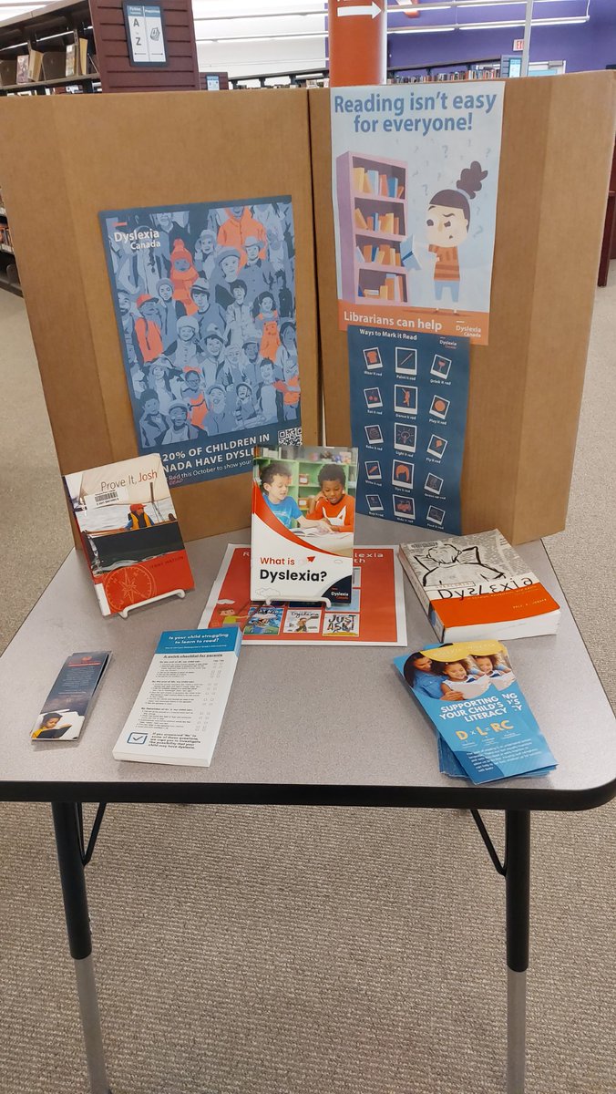 #ReadOctober Come into Keswick Branch to see our display and learn about Dyslexia Awareness Month.