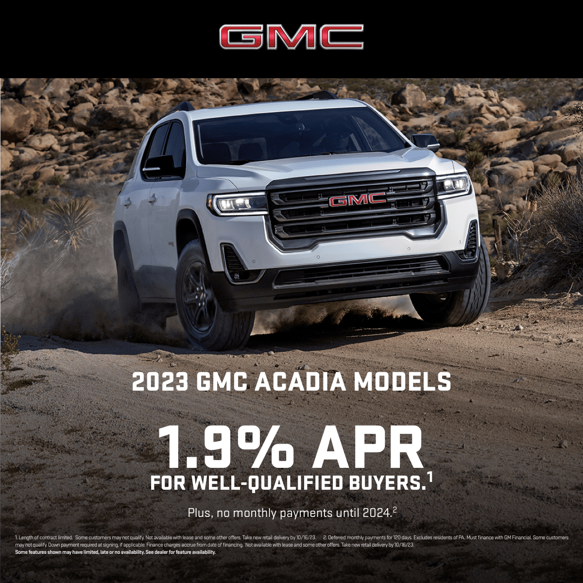 CioccaAC's tweet photo. GMC Specials are now going on all month long! 

Explore offers today at https://t.co/HSPDSSXzFW! 

Now through October 31st. 

#cioccaonsocial #gmc #atlanticcity #offers #October #ac #trucks #suv https://t.co/Wdf6DyN5bD