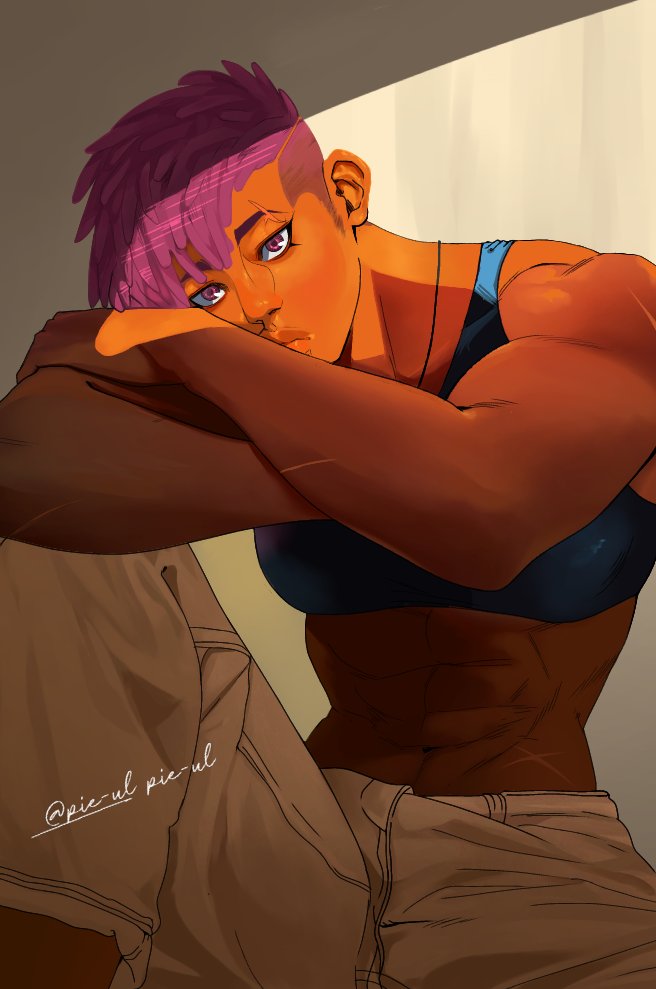 #oc #ibisPaintX #illustration #art #digitalart #digitalpainting #artnumerique #fitnessgirl #models #girl #japananimation