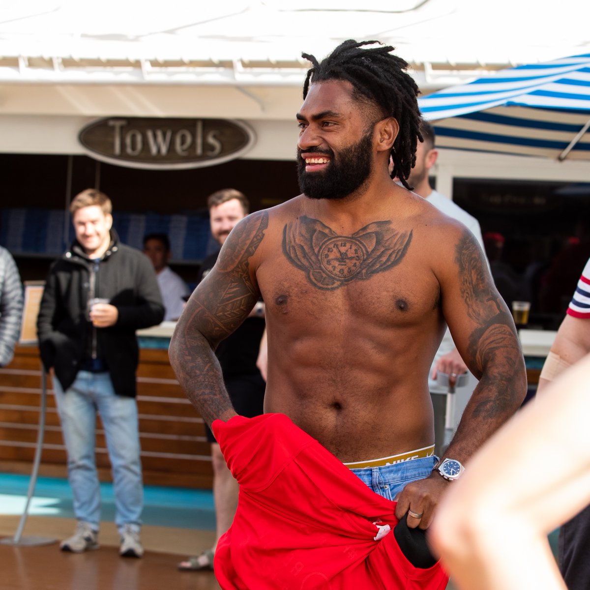 IST's Quarter Final 🅜🅥🅟? There's only one answer here... Mr Niko Matawalu! A pleasure to have you onboard, Niko 🤣 #LiveEpic #RugbyWorldCup #France2023