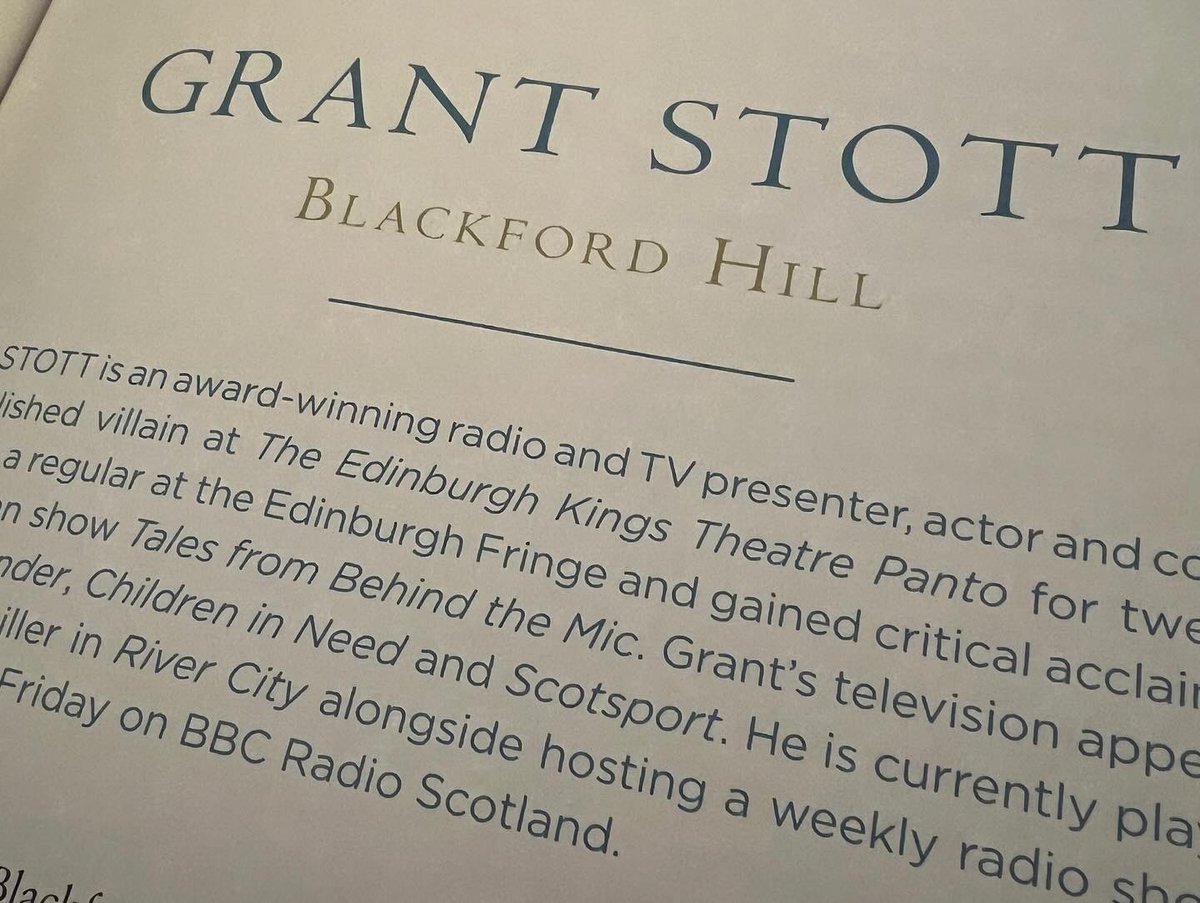 Grant Stott 🎙 (@grantstottonair) on Twitter photo Great time at the launch of <a href="/sallymag1/">Sally Magnusson</a>’s new book “My Perfect Place in Scotland” last night. Delighted to have been invited to contribute to such a beautiful book. Also fab to catch up with some of the other contributors including my old Scotsport mucker JC!👇🏻 Great time at the launch of <a href="/sallymag1/">Sally Magnusson</a>’s new book “My Perfect Place in Scotland” last night. Delighted to have been invited to contribute to such a beautiful book. Also fab to catch up with some of the other contributors including my old Scotsport mucker JC!👇🏻