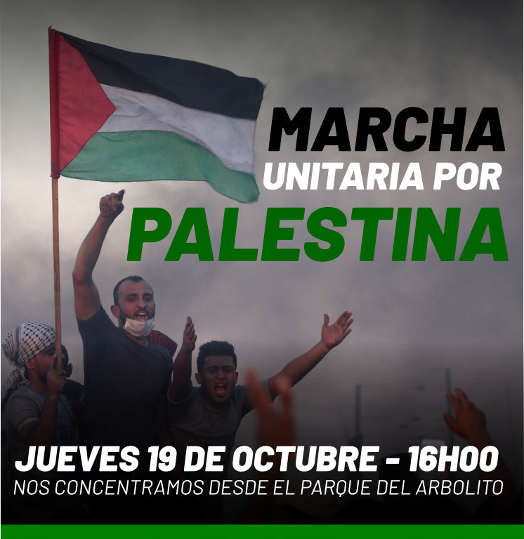 Organizaciones, colectivos y activistas sociales en #Ecuador anunciaron una movilización que tendrá lugar mañana aquí, en apoyo al pueblo palestino y contra las agresiones de #Israel hacia la #FranjaDeGaza  <a href="/Comite15Nov/">Comité Popular 15 de Noviembre 🚩🏴</a> <a href="/adrianarobreno/">Adriana Robreño 🇨🇺</a>