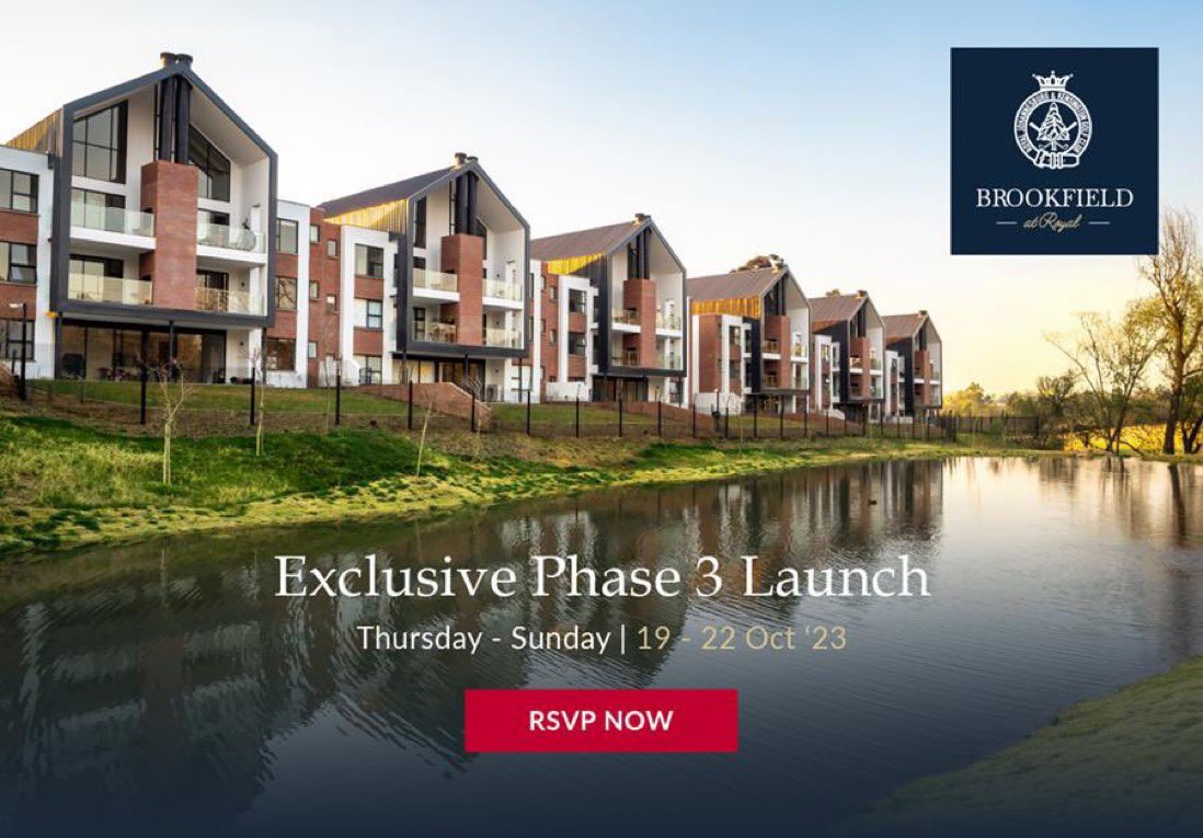 Royal Johannesburg (@royal_jhb_golf) on Twitter photo The highly anticipated launch of phase 3 <a href="/Royal_Dev1/">Royal Developments</a> has arrived! Join the team for a guided tour, insightful presentations and experience the extraordinary lifestyle at Royal Johannesburg!
RSVP: royaljkdevelopments.co.za/phase-3-launch… The highly anticipated launch of phase 3 <a href="/Royal_Dev1/">Royal Developments</a> has arrived! Join the team for a guided tour, insightful presentations and experience the extraordinary lifestyle at Royal Johannesburg!
RSVP: royaljkdevelopments.co.za/phase-3-launch…