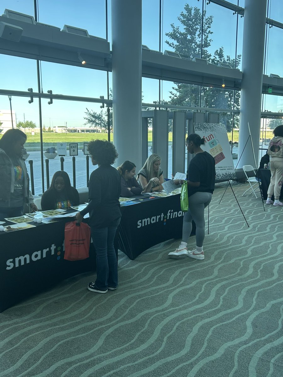 GRHS Business students in Practicum &amp; Business Management are learning what adulting is all about thanks to Smart Financial Credit Union. What an awesome experience for these students. #WeAreGR #LamarCISDCTE