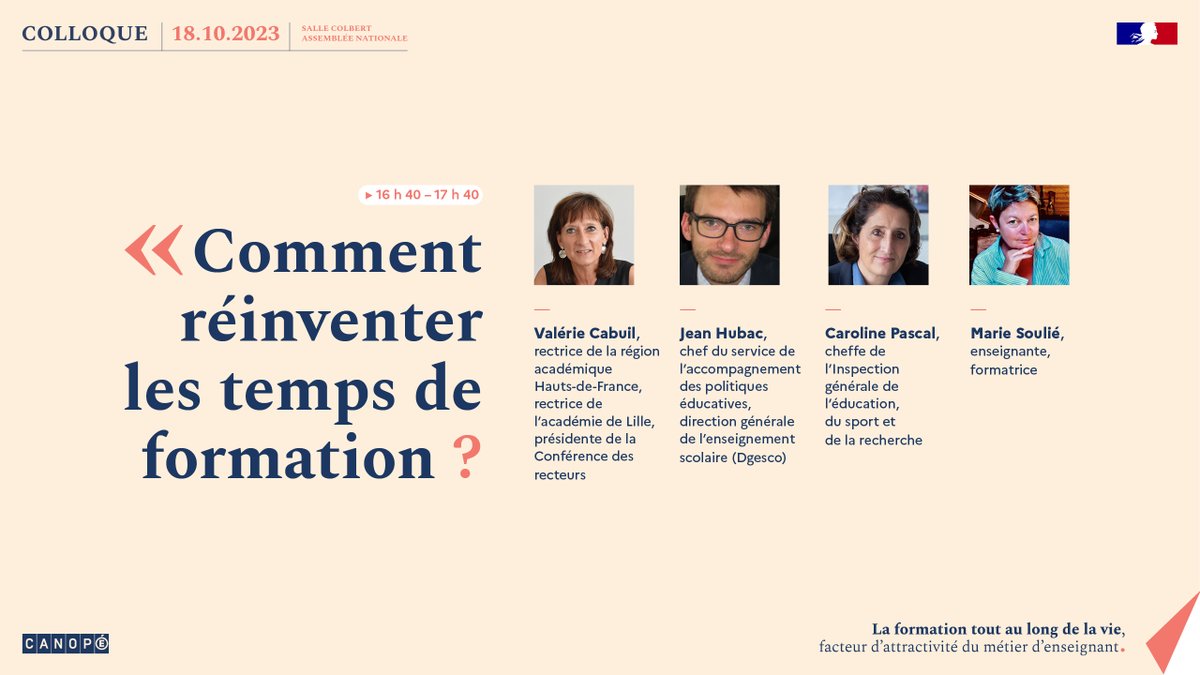 #FormationEnseignants : Comment répondre aux besoins et s'adapter au temps des enseignants pour réinventer les temps de formations ? 
Ici ⬇️